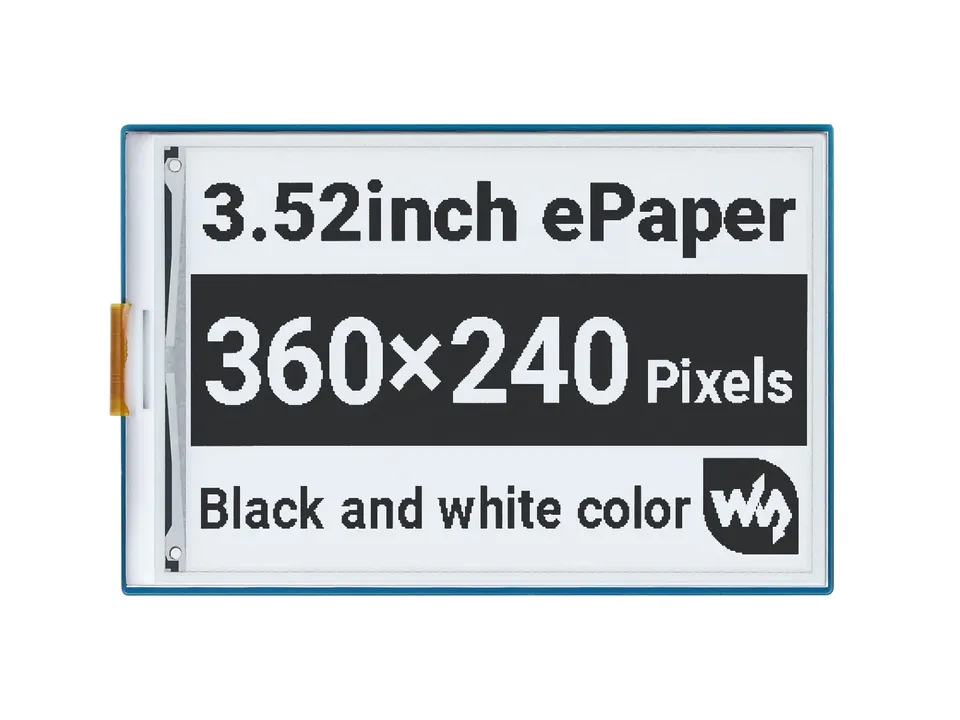 waveshare-3-52-zoll-e-paper-hat-f-r-raspberry-pi-360x240-schwarz-wei-spi image 1