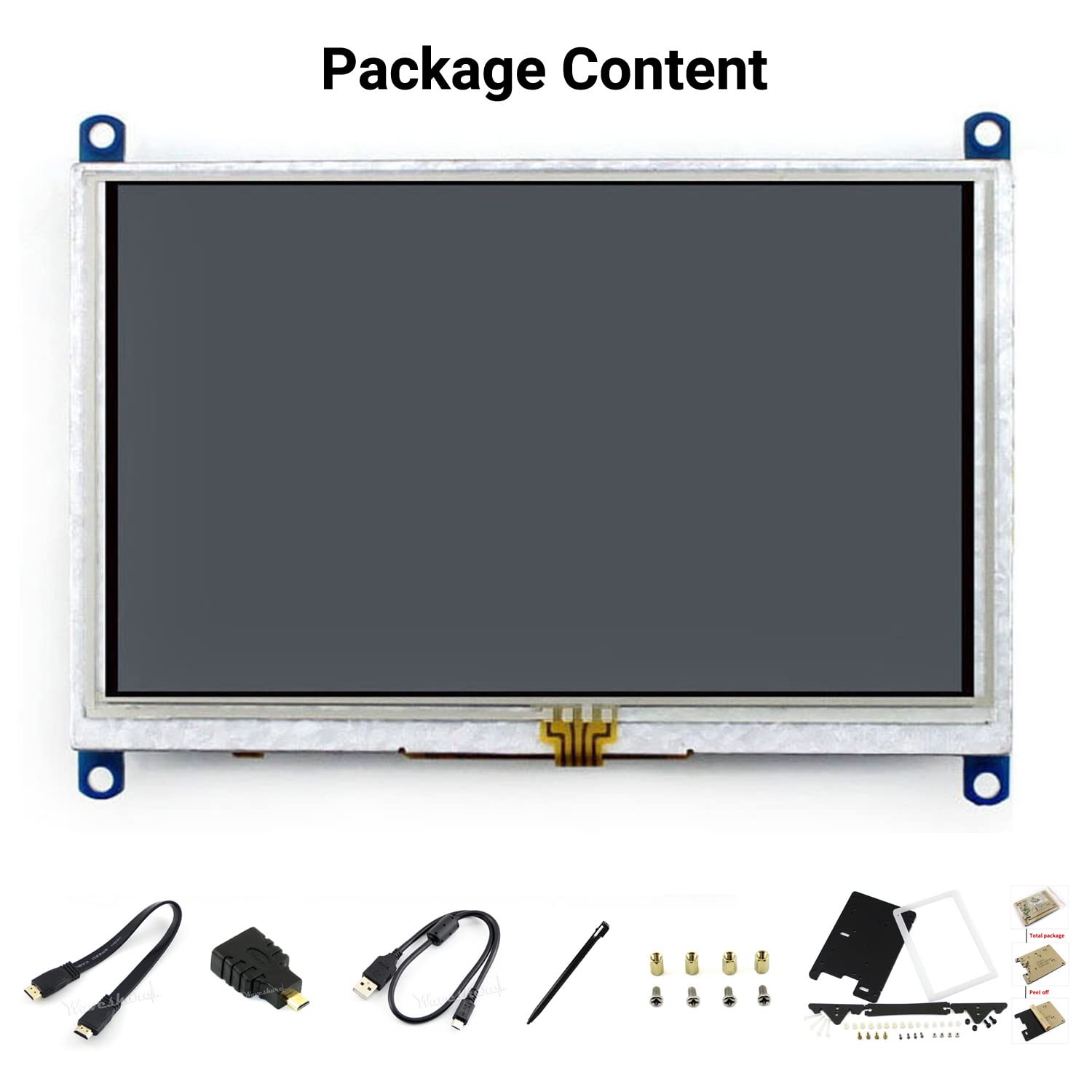 waveshare-5-zoll-hdmi-lcd-b-mit-zweifarben-geh-use-resistiver-touch-800x480 image 3