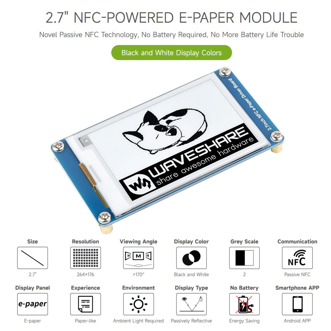 waveshare-2-st-ck-2-7-zoll-passiv-nfc-e-paper-modul-schwarz-wei image 3