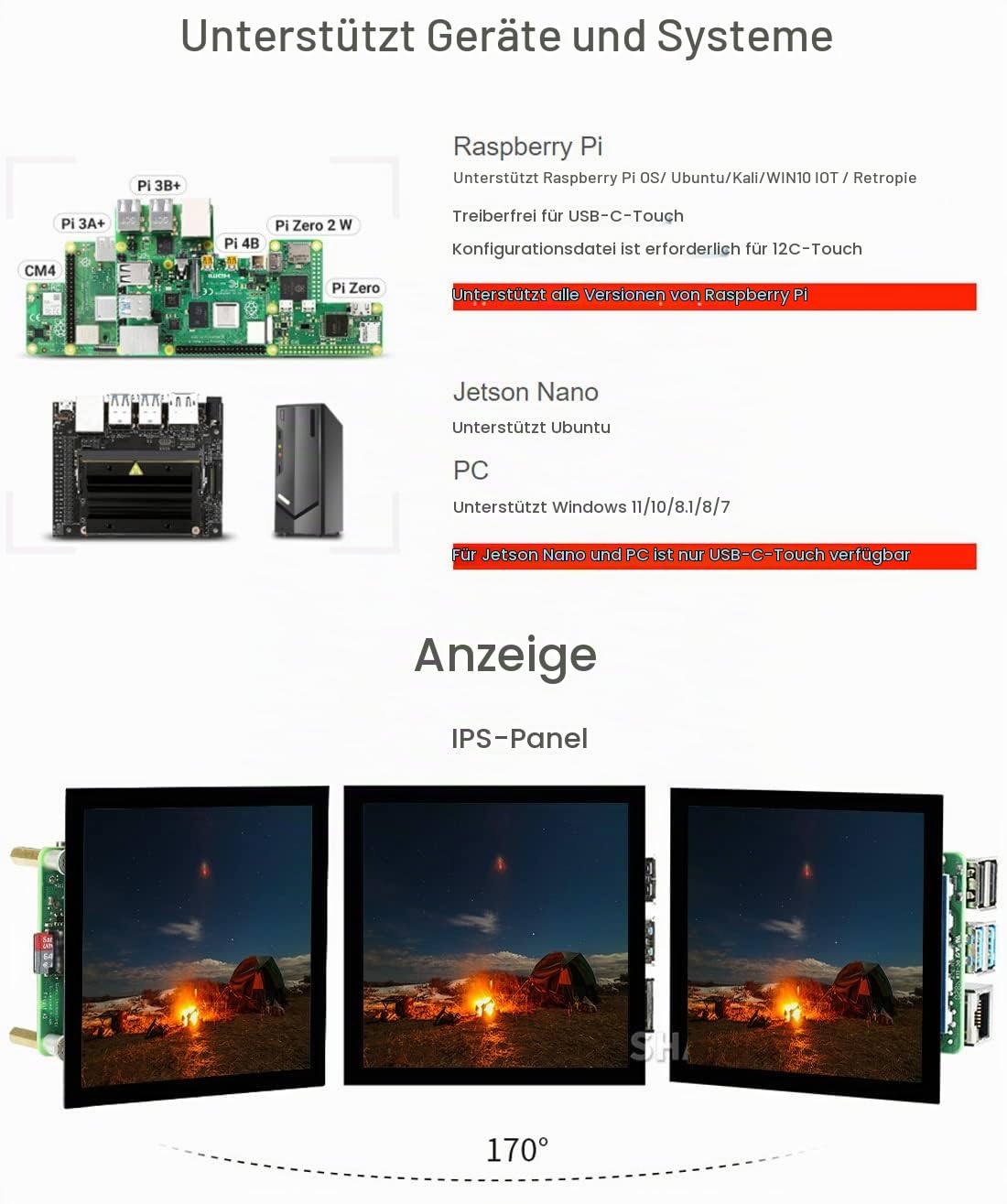 waveshare-4-zoll-hdmi-ips-touch-display-c-720-720-kapazitiv-laminiert-f-r-raspbe image 4