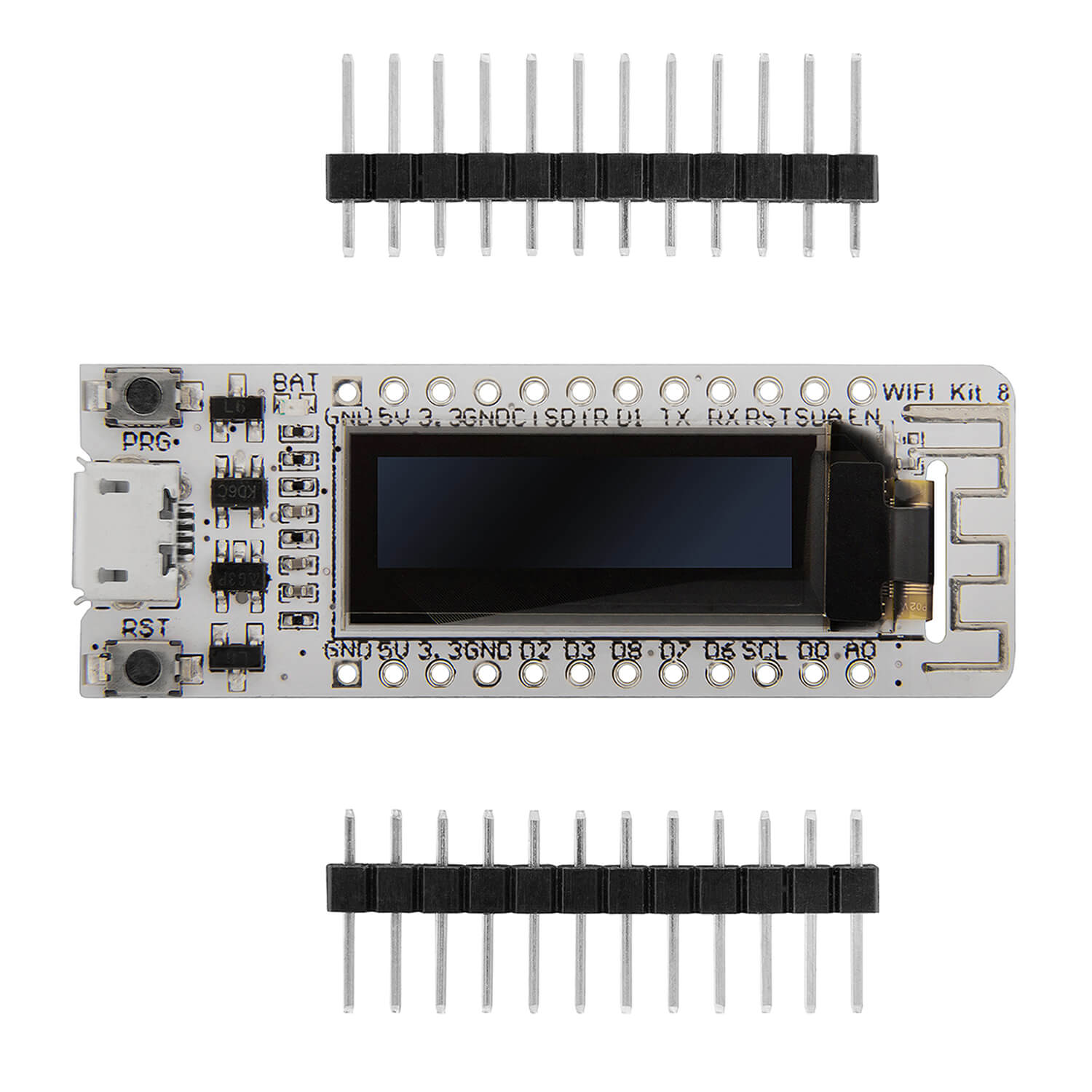 az-delivery-esp8266-heltec-nodemcu-wifi-kit-mit-0-91-zoll-oled-display image 2