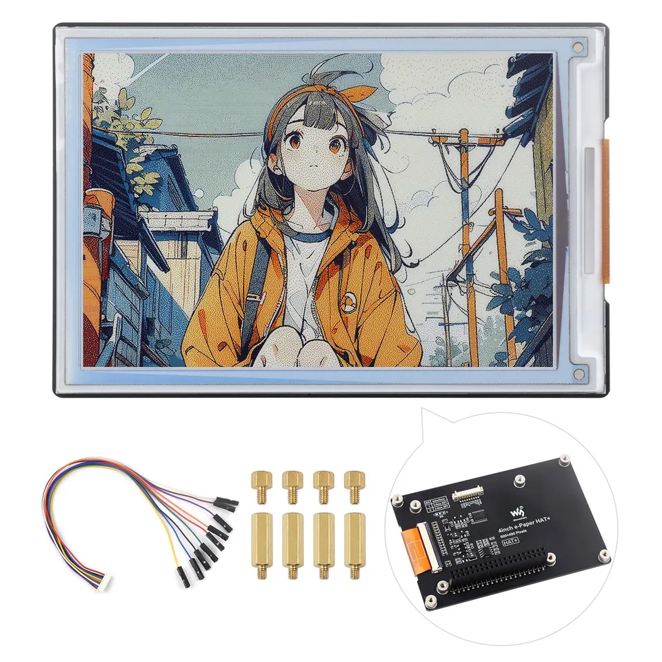 waveshare-4-zoll-e-paper-e6-spectra-6-vollfarb-hat-standard-600x400-spi-e-ink-mo image 1