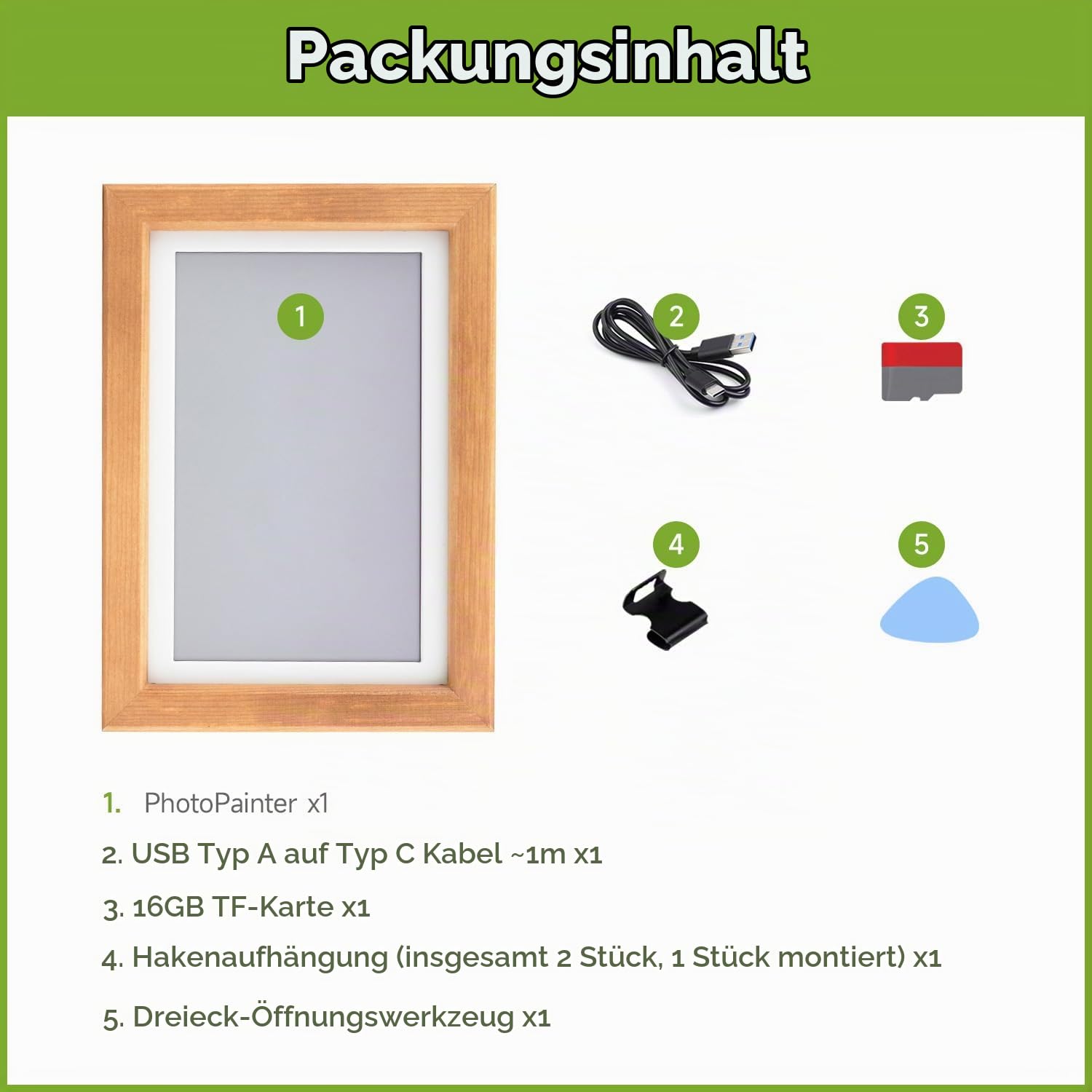 waveshare-7-3-zoll-acep-7-farben-e-paper-mit-holz-bilderrahmen-800x480 image 2