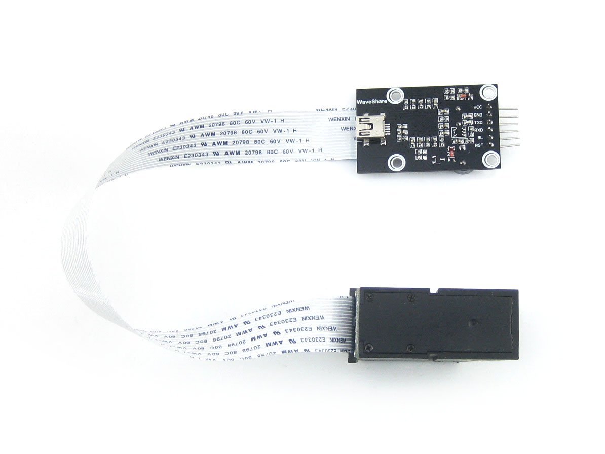waveshare-uart-fingerprint-reader-modul-tfs-d400-stm32f205-1000-finger image 2