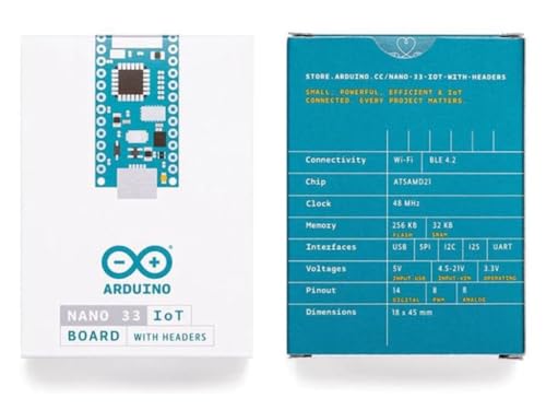 arduino-nano-33-iot-mit-headern-abx00032-kompakt-board-mit-wlan-bluetooth-und-ar image 8