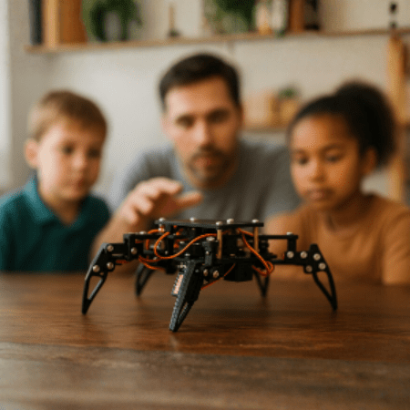 acebott-quadruped-bionic-spider-robot-kit-mit-esp8266-controller-board image 7