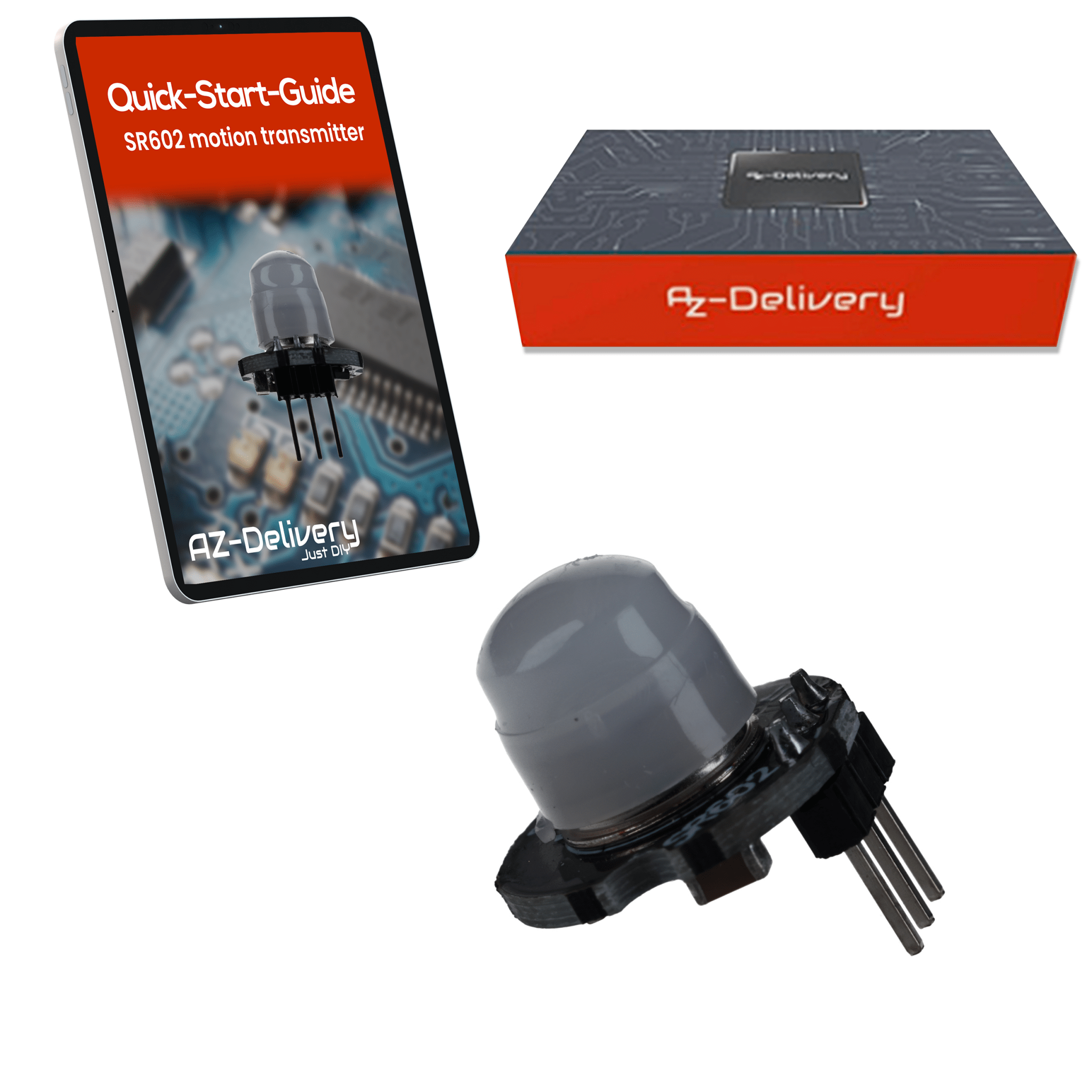 az-delivery-sr602-mini-pir-bewegungssensor-3-3-15v-ir-sensor-modul-100-5m image 1