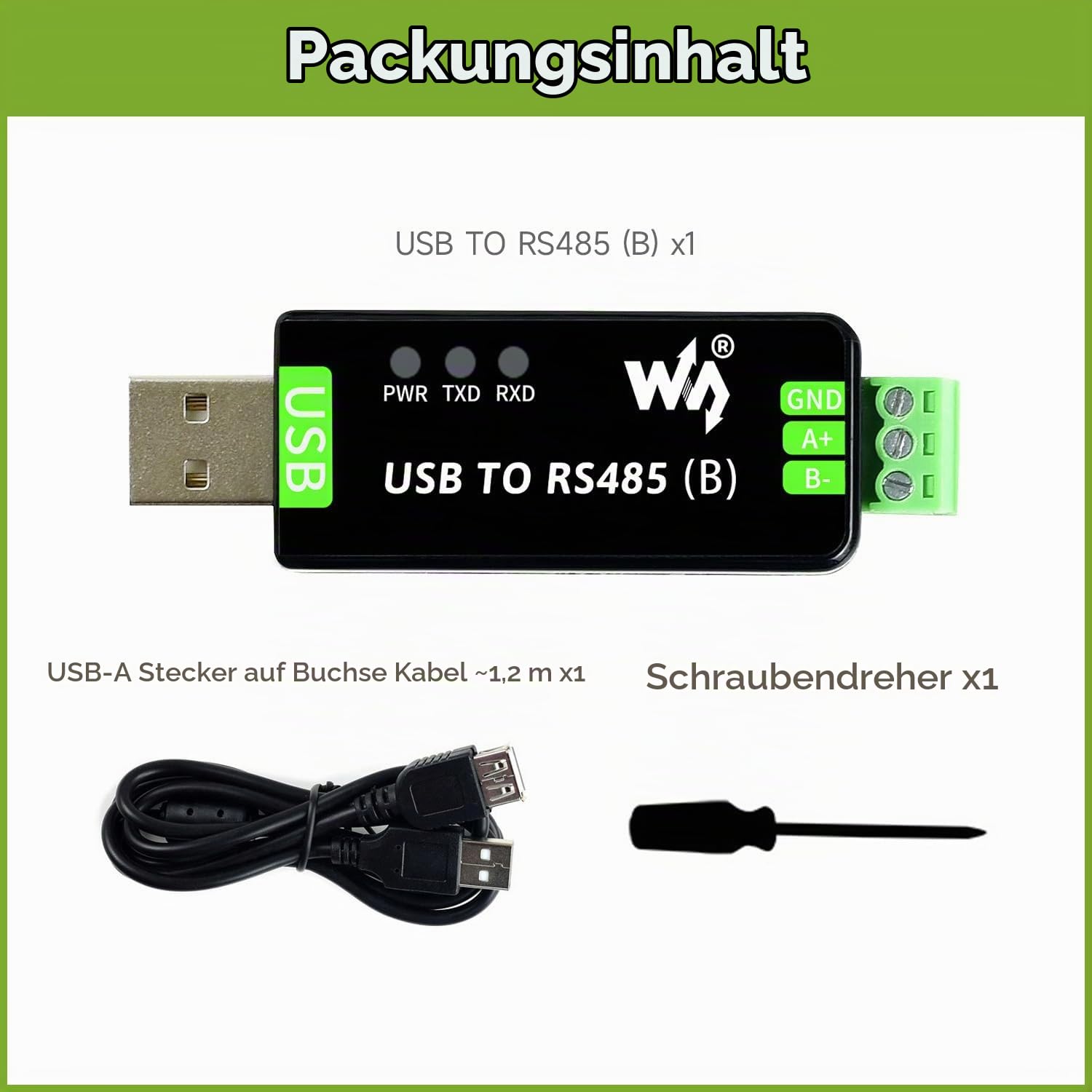 waveshare-industrial-usb-zu-rs485-konverter-mit-ch343g-sp485een-bidirektional image 2