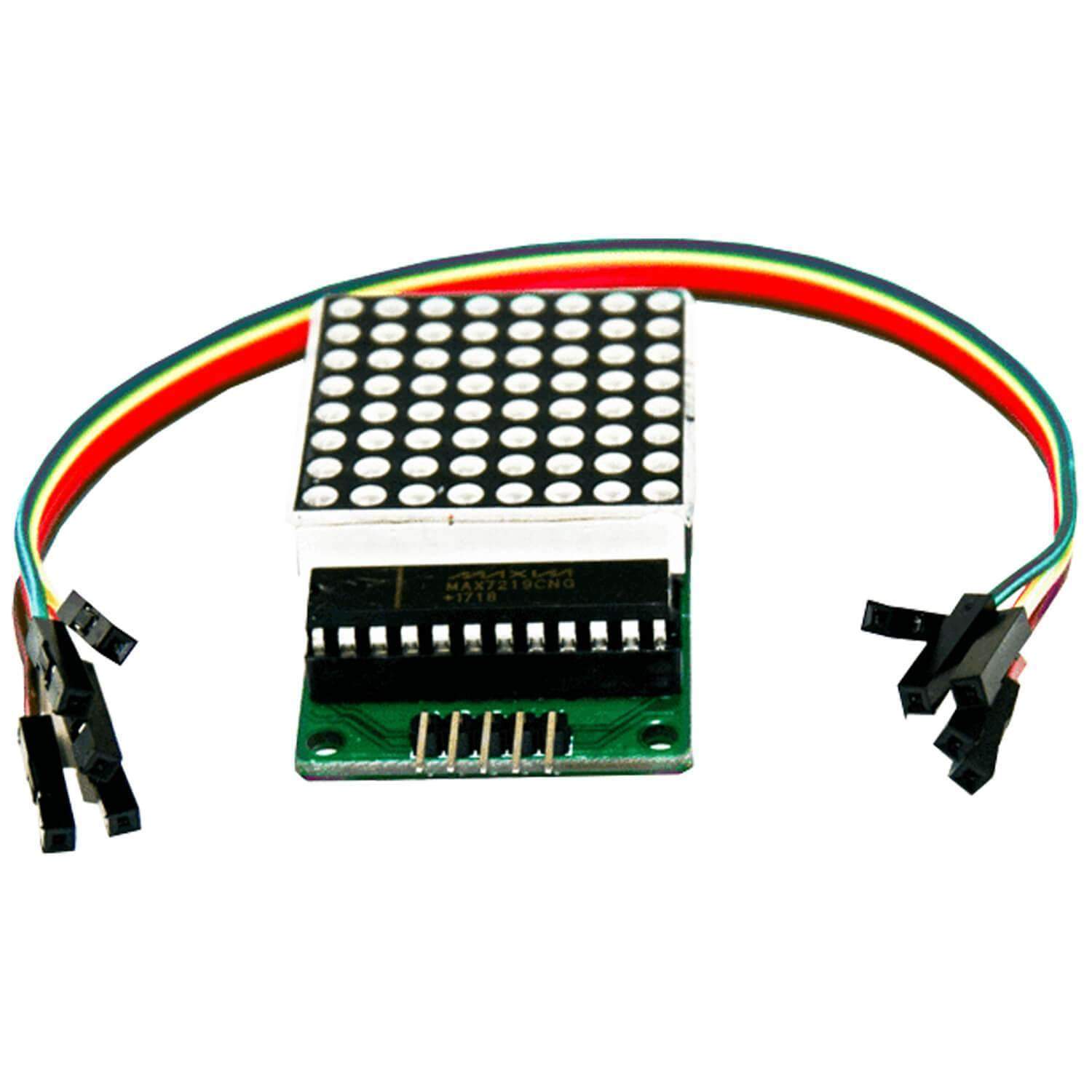 az-delivery-max7219-8x8-led-dot-matrix-anzeigemodul-rot image 2