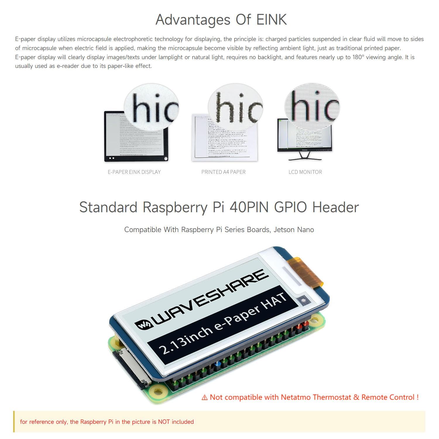 waveshare-2-13-zoll-e-paper-display-hat-v4-250x122-pixel-schwarz-wei-spi-f-r-ras image 5