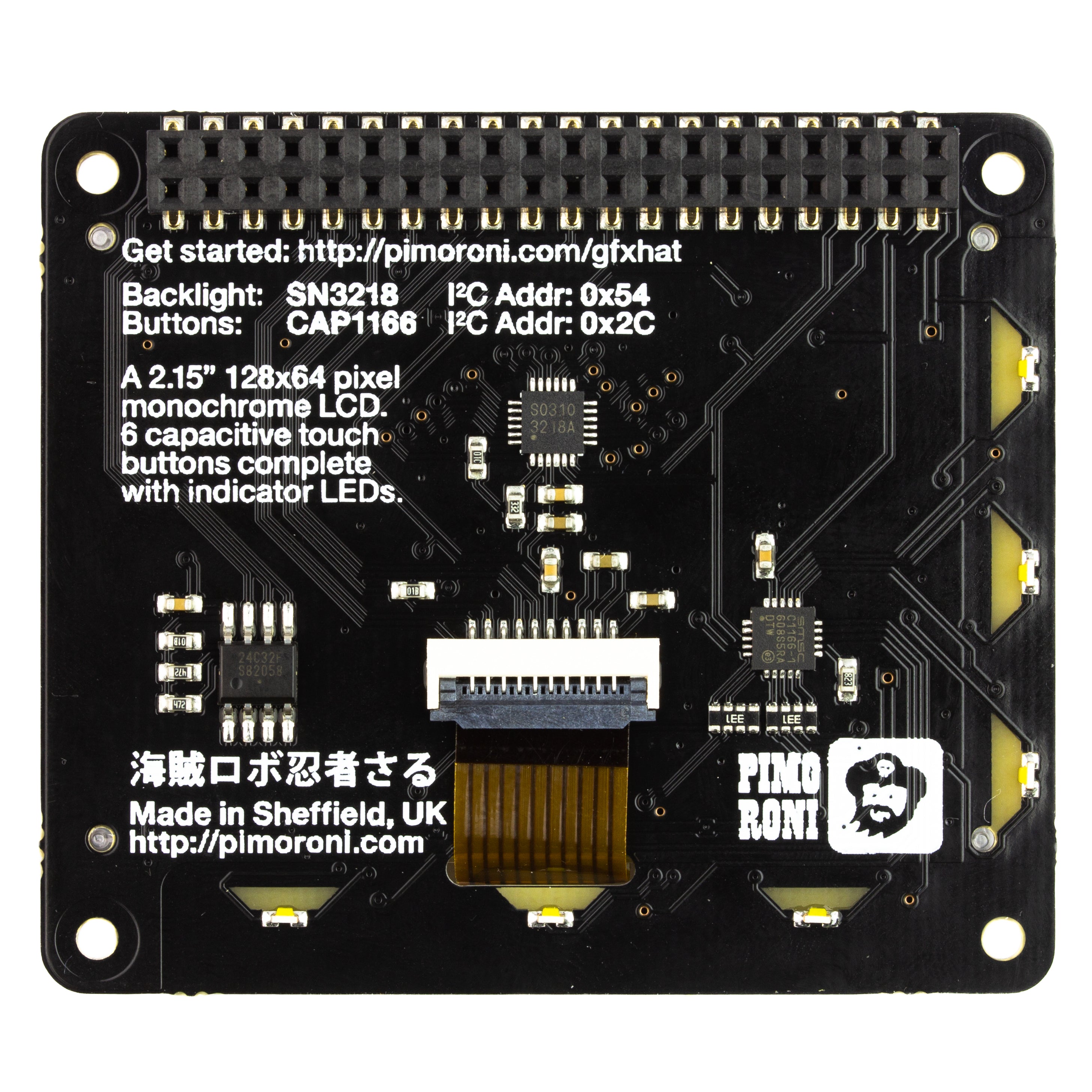 pimoroni-gfx-hat-2-15-zoll-lcd-display-mit-rgb-hintergrundbeleuchtung-f-r-raspbe image 3