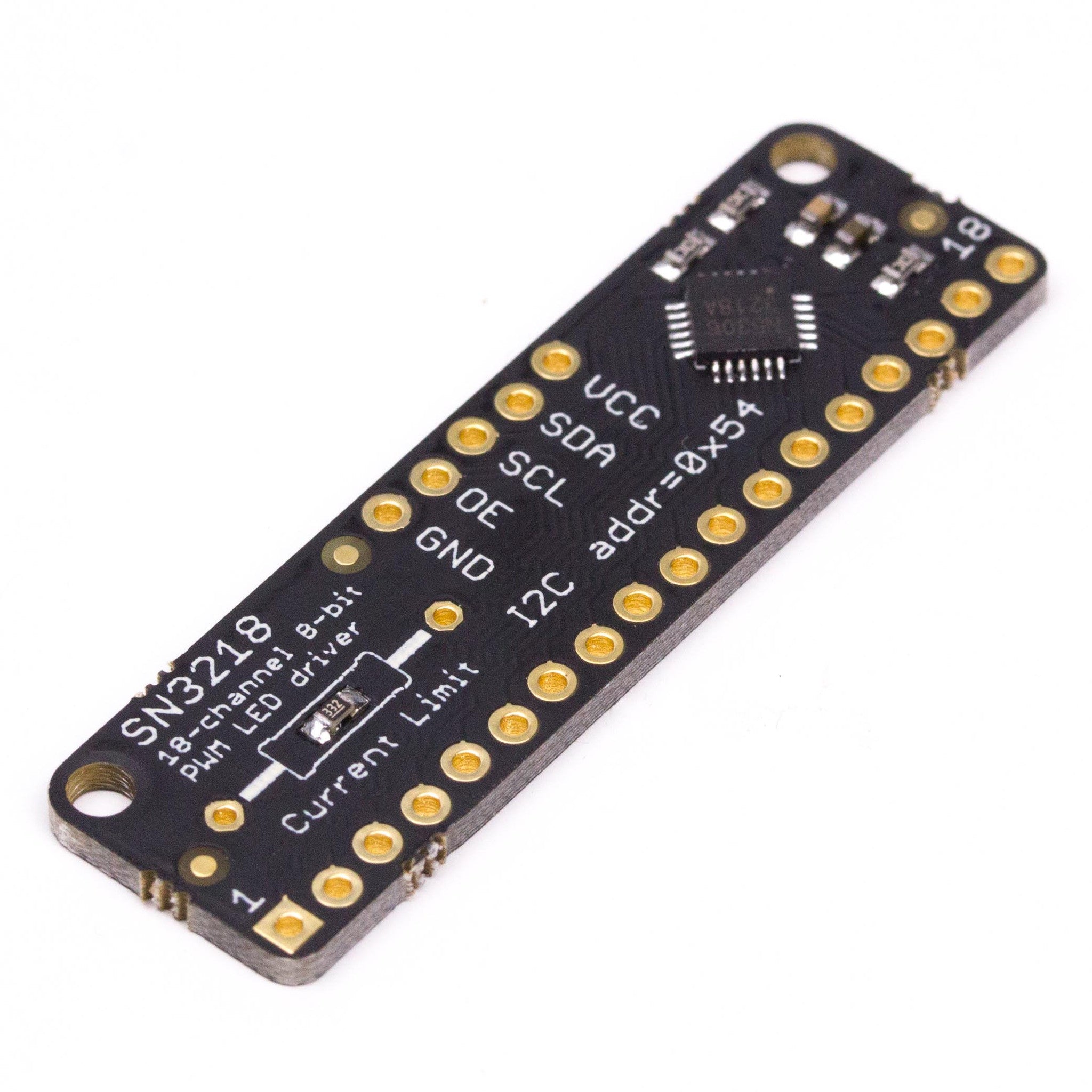 pimoroni-18-channel-8-bit-pwm-led-driver-mit-i2c-sn3218a-breakout image 1