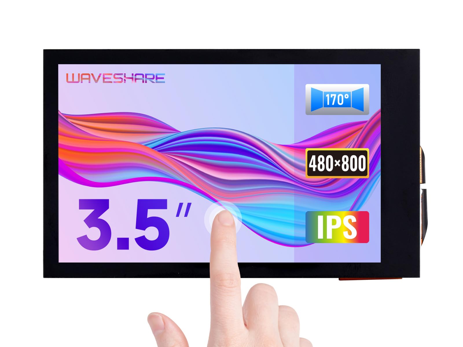 waveshare-3-5-zoll-ips-touch-lcd-480x800-hdmi-display image 1