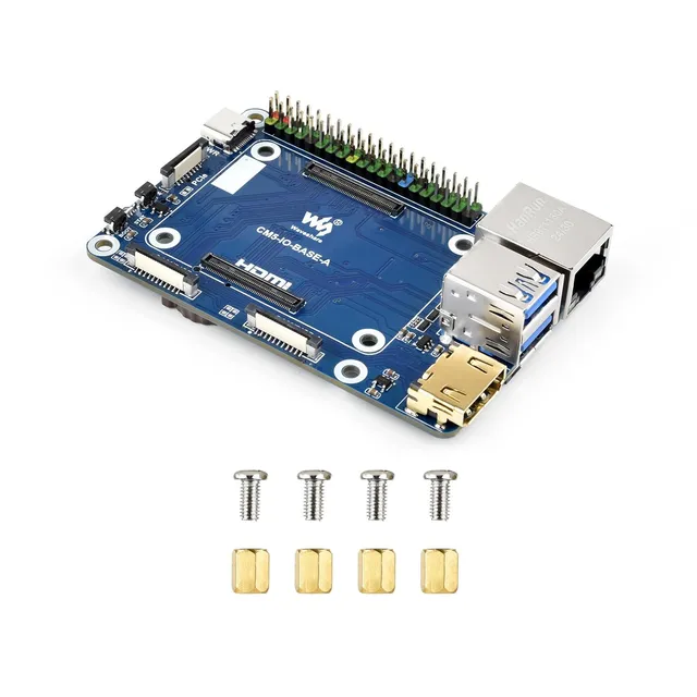 waveshare-cm5-mini-base-board-a-f-r-raspberry-pi-compute-module-5-lite-emmc image 1