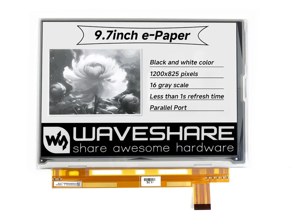 waveshare-9-7-e-ink-raw-display-1200x825-ohne-pcb-f-r-shelf-label image 1