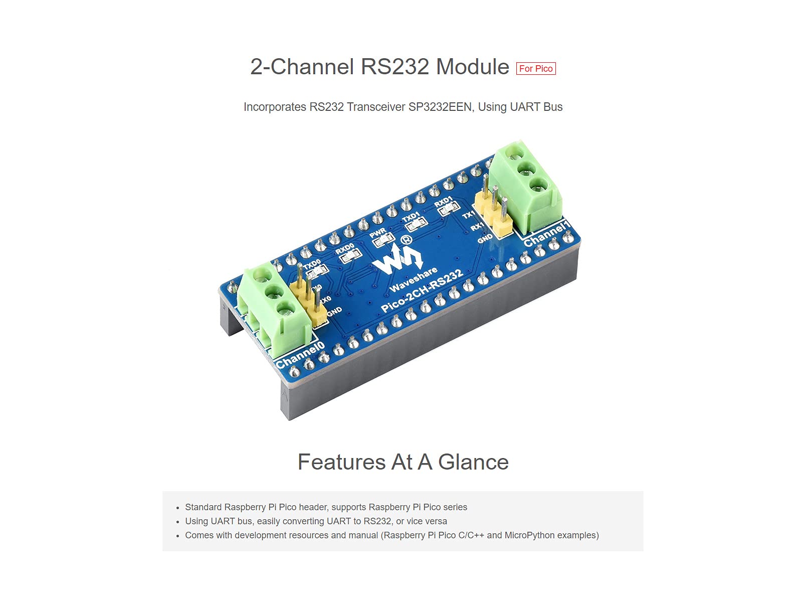 waveshare-2-kanal-rs232-modul-f-r-raspberry-pi-pico-sp3232een-uart-zu-rs232 image 3