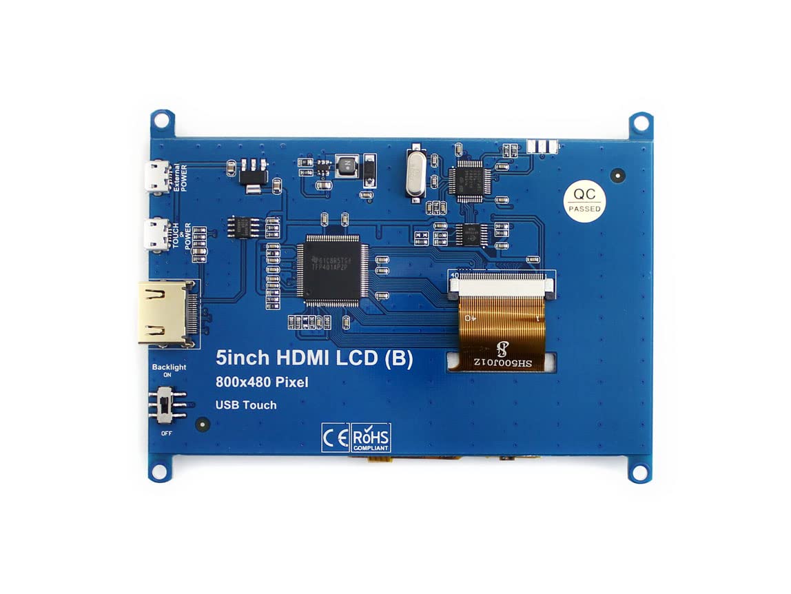 waveshare-5-zoll-hdmi-lcd-b-mit-zweifarben-geh-use-resistiver-touch-800x480 image 2