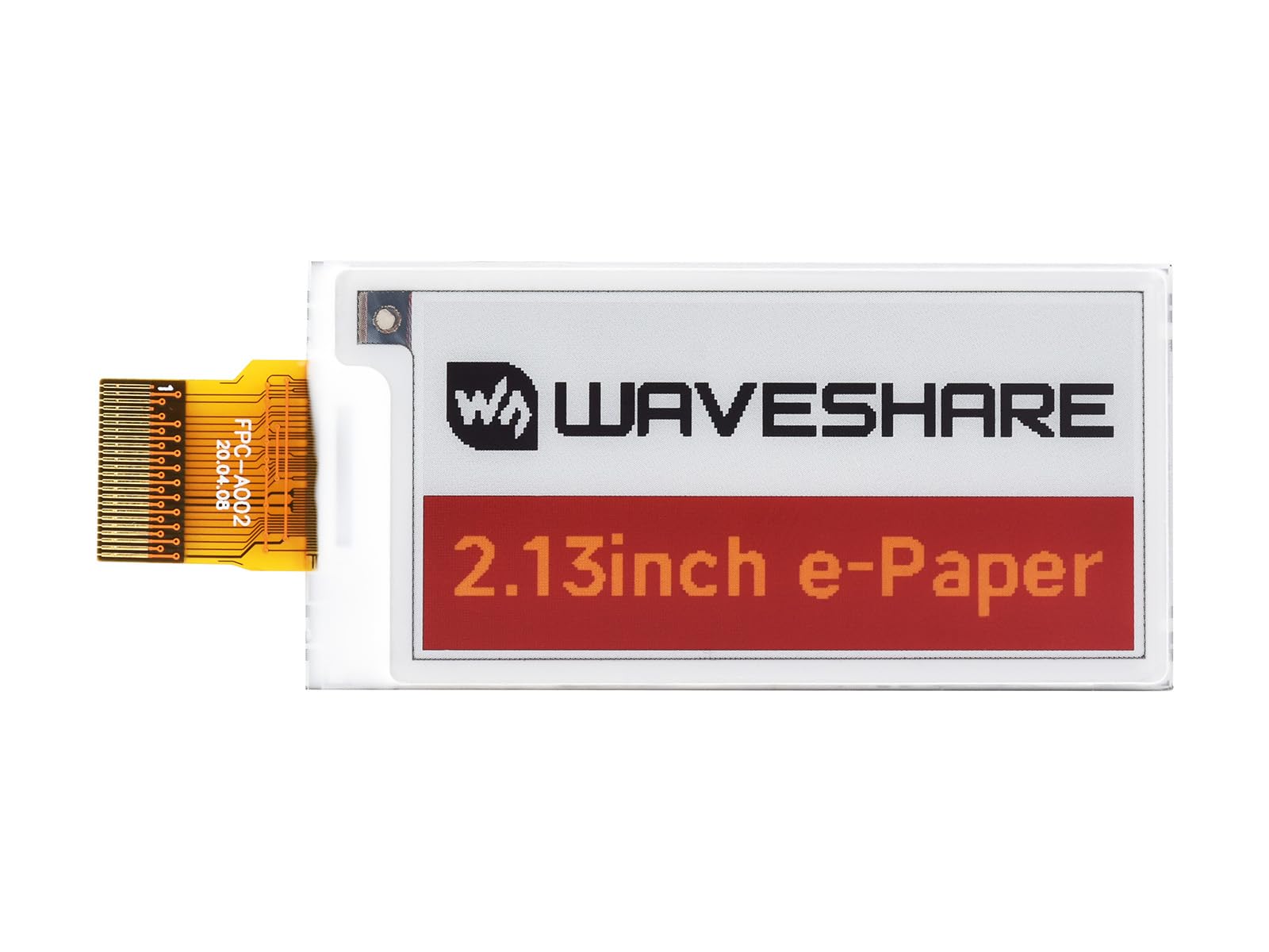 waveshare-2-13-zoll-e-paper-g-raw-display-250x122-rot-gelb-schwarz-wei-ohne-trei image 1