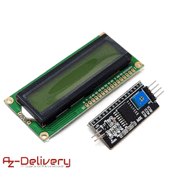 az-delivery-hd44780-1602-lcd-modul-display-bundle-mit-i2c-schnittstelle-2x16-zei image 2