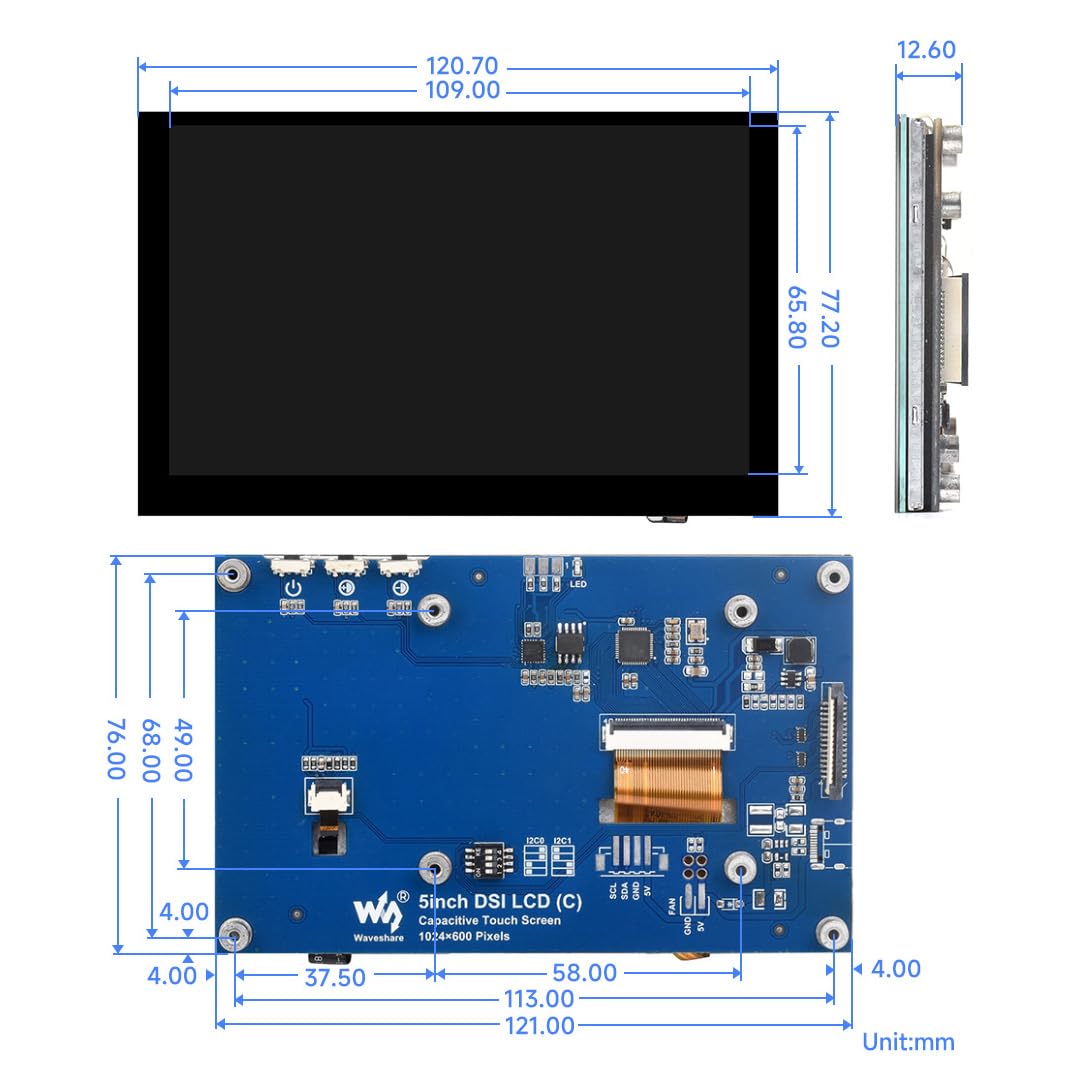 waveshare-5-zoll-capacitive-touch-display-mit-st-nder-1024x600-ips-dsi-f-r-raspb image 7