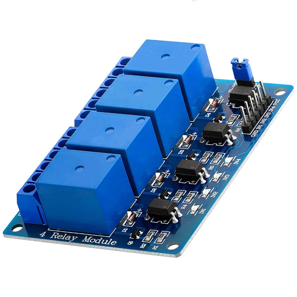 az-delivery-4-relais-modul-5v-mit-optokoppler-low-level-trigger image 1