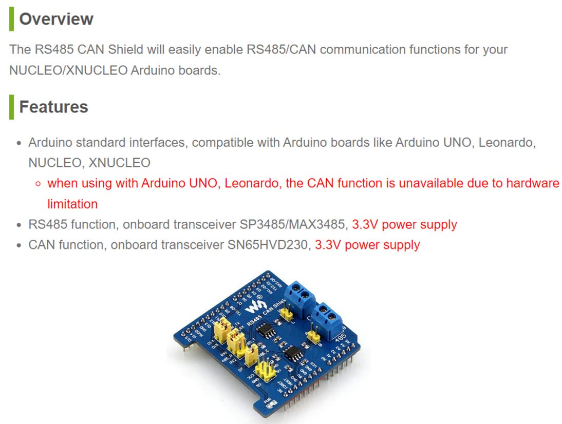 waveshare-rs485-can-shield-f-r-stm32-nucleo-leonardo-3-3v-max3485-sn65hvd230 image 3