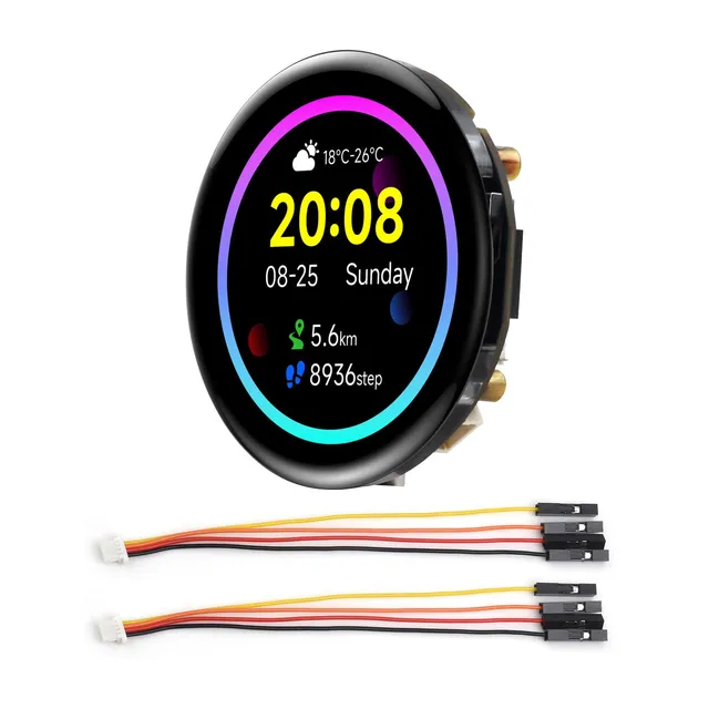 waveshare-rp2350-1-43-zoll-amoled-entwicklungsboard-466x466-ohne-geh-use image 1