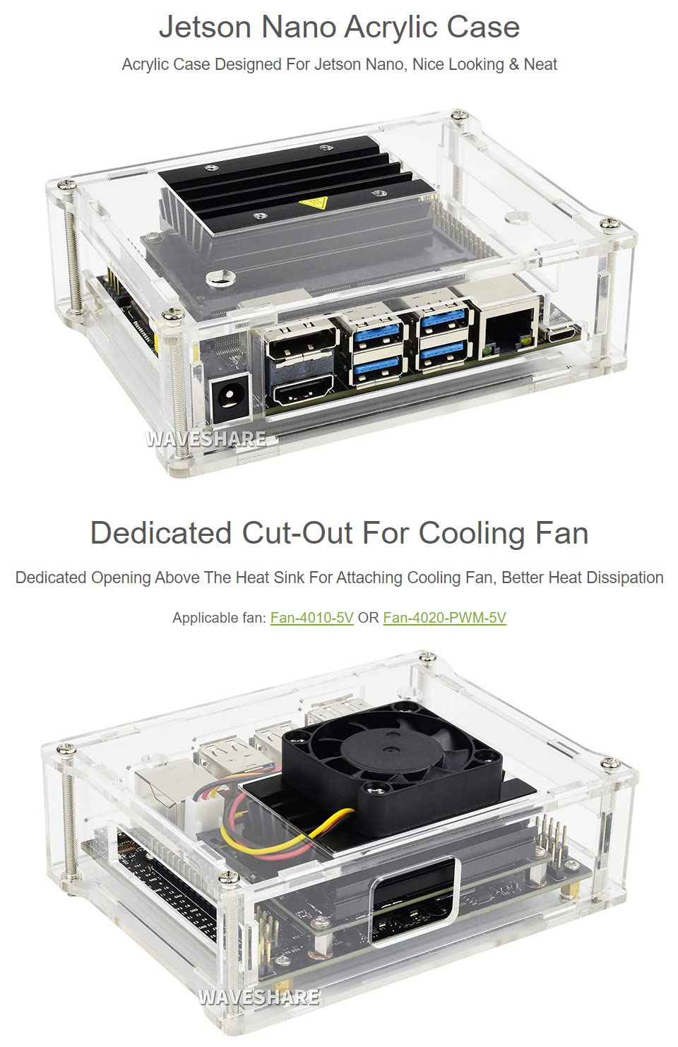 waveshare-acrylgeh-use-typ-a-f-r-jetson-nano-schutzgeh-use-mit-k-hlungs-ffnung-u image 3