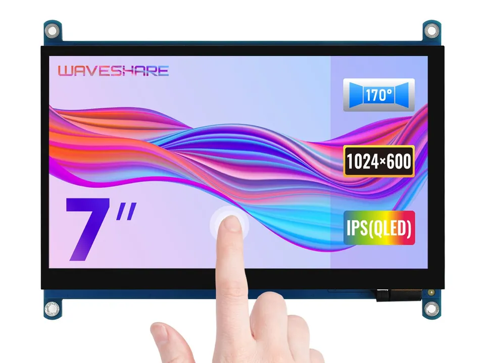 waveshare-7-zoll-qled-touch-display-1024x600-g-g-glas-quantum-dot-f-r-raspberry- image 1