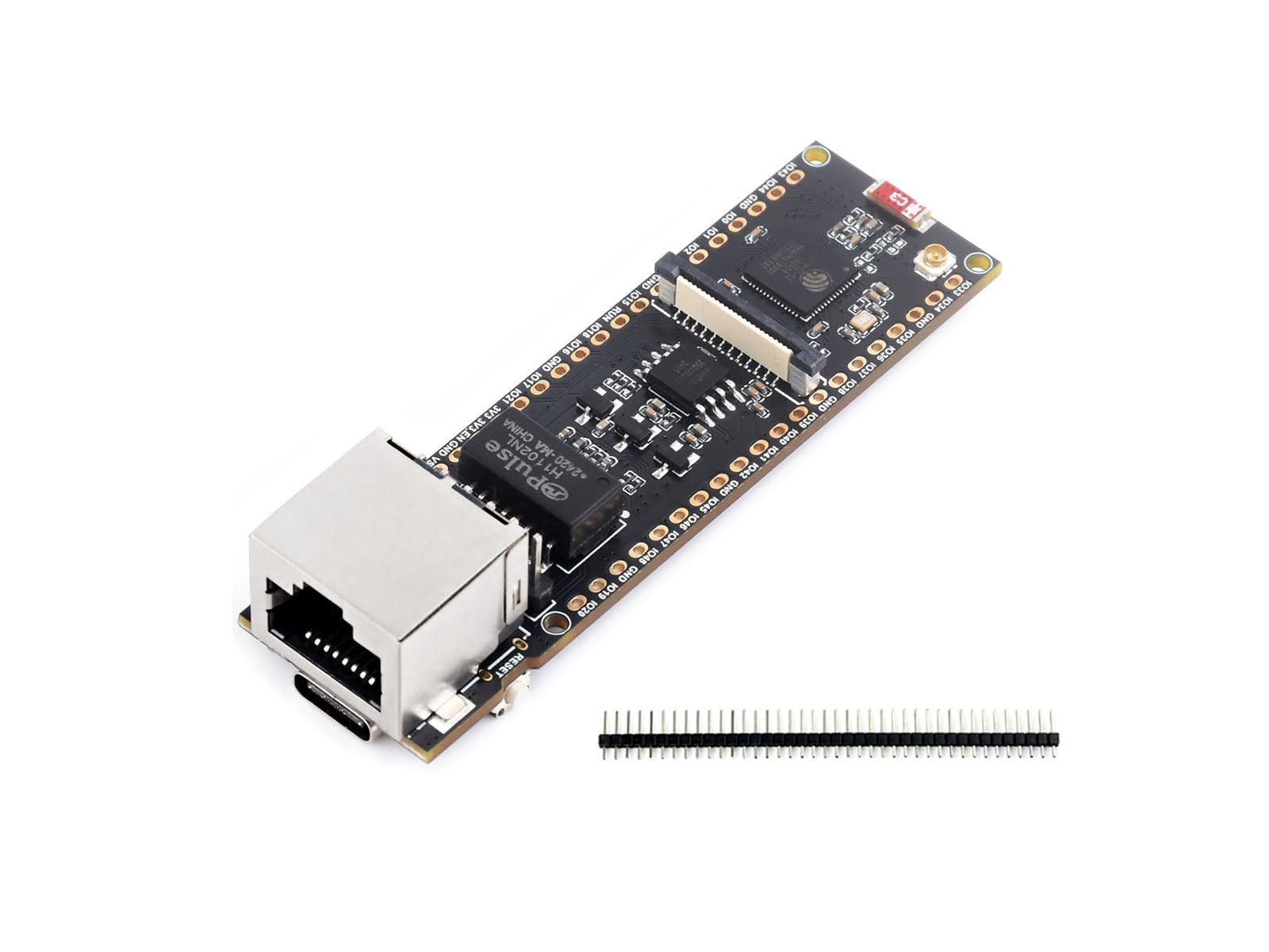 waveshare-esp32-s3-ethernet-entwicklungsplatine-rj45-10-100-mbit-kamera-usb-c-tf image 1