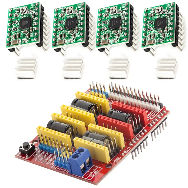 az-delivery-cnc-shield-v3-bundle-mit-4x-a4988-schrittmotor-treiber image 1