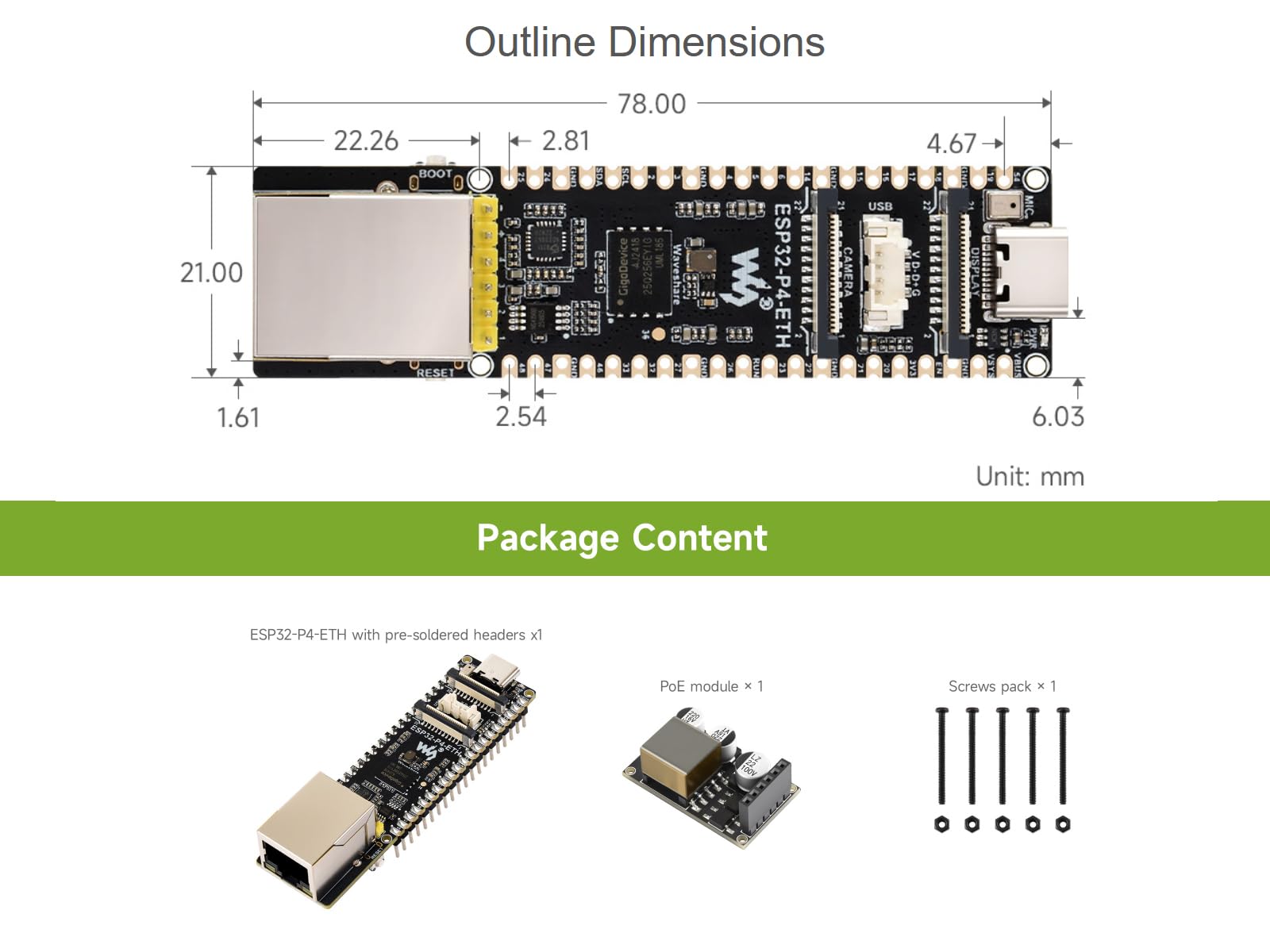 waveshare-esp32-p4-poe-eth-entwicklungsboard-mit-poe-ethernet-und-mipi image 7