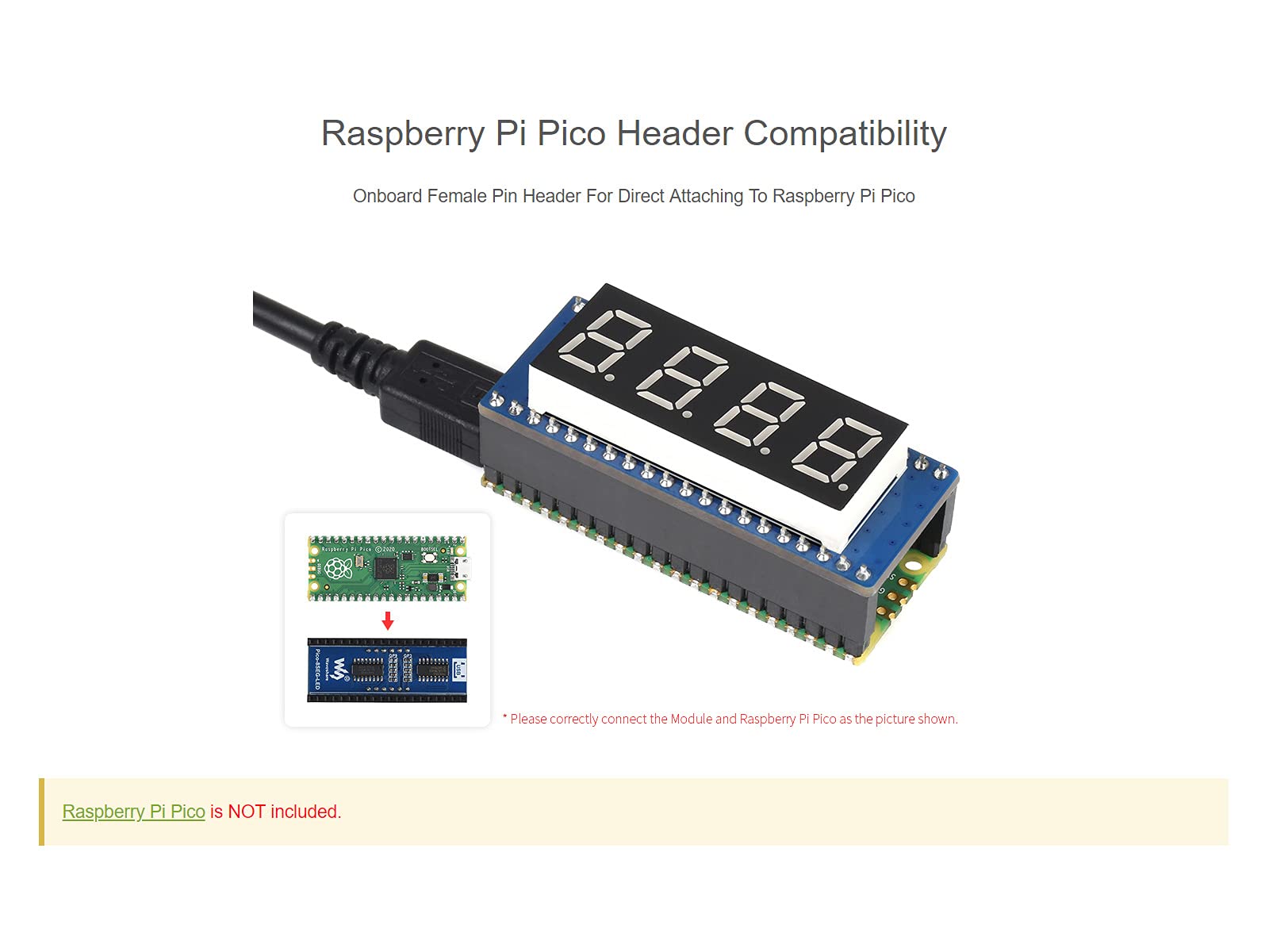 waveshare-4-stelliges-8-segment-led-display-modul-f-r-raspberry-pi-pico-rot-spi- image 5