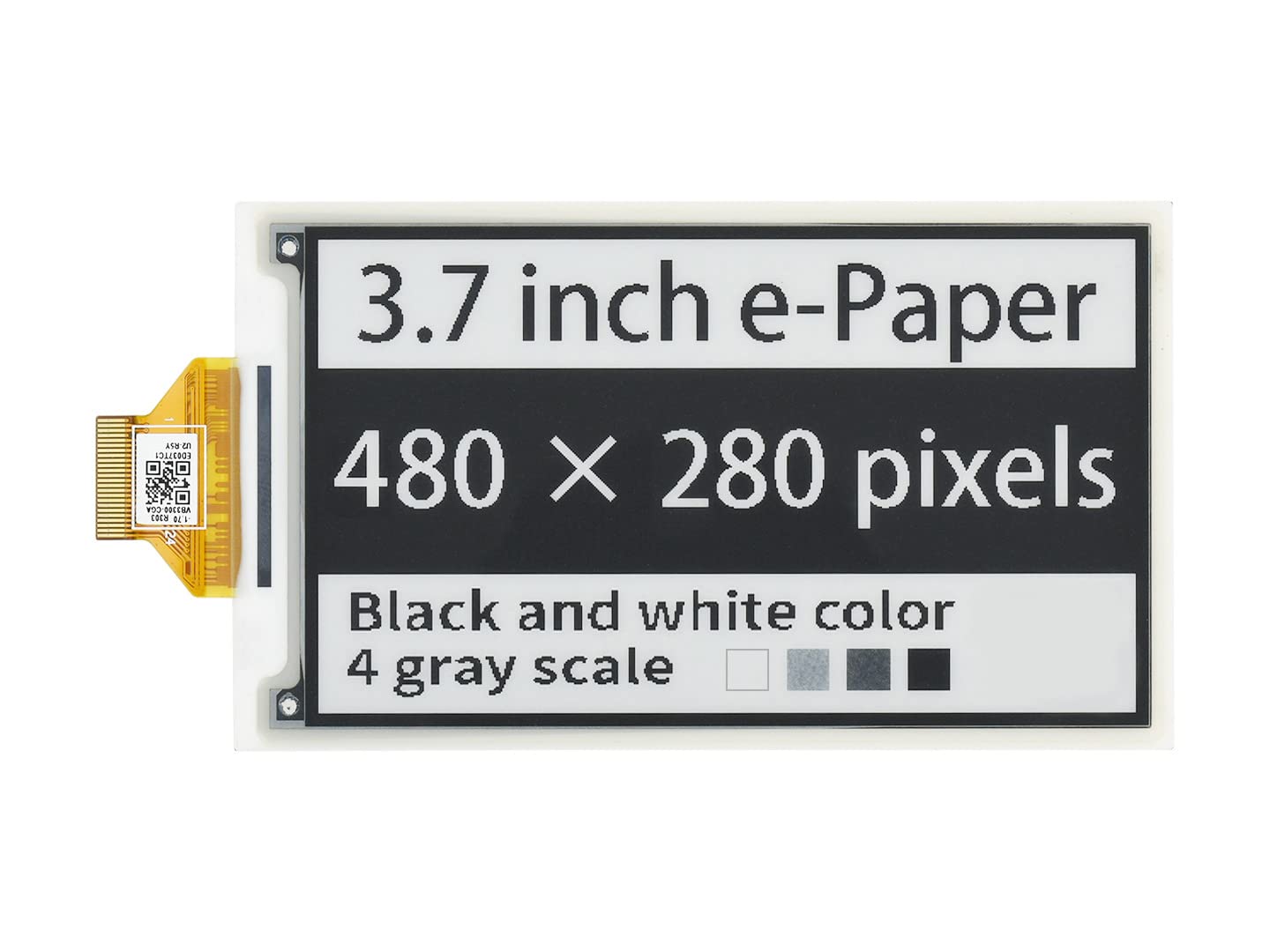waveshare-3-7-zoll-e-paper-e-ink-roh-display-480x280-schwarz-wei-4-graustufen-sp image 2