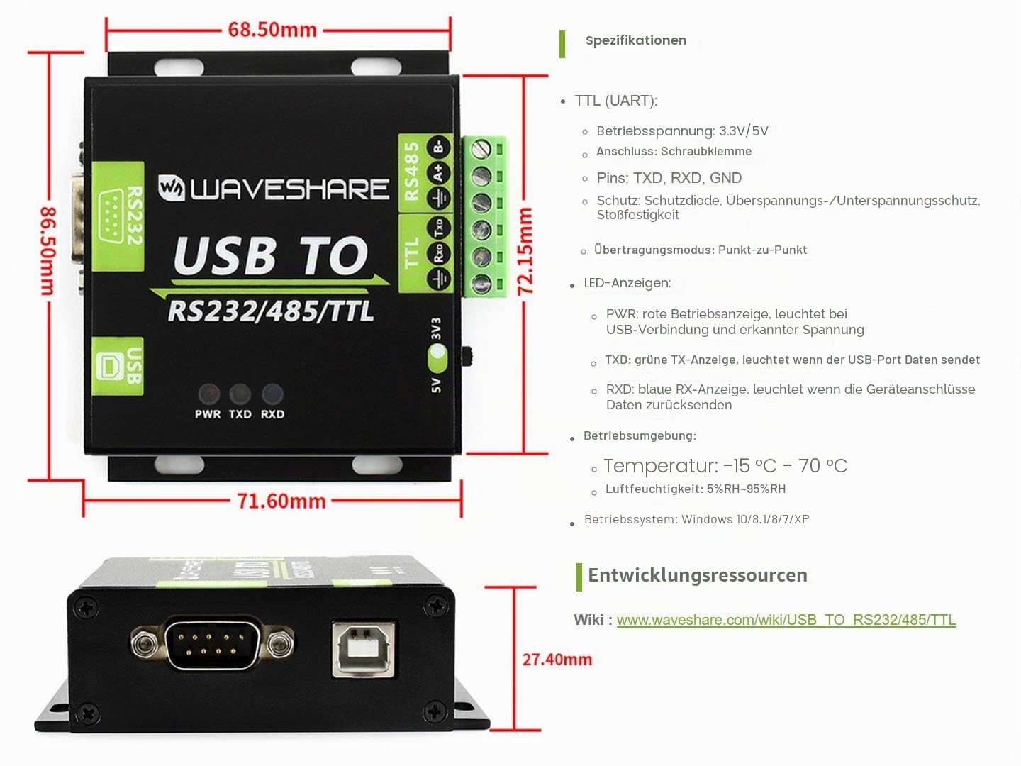 waveshare-usb-zu-rs232-485-ttl-konverter-mit-ft232rl-industrial image 7