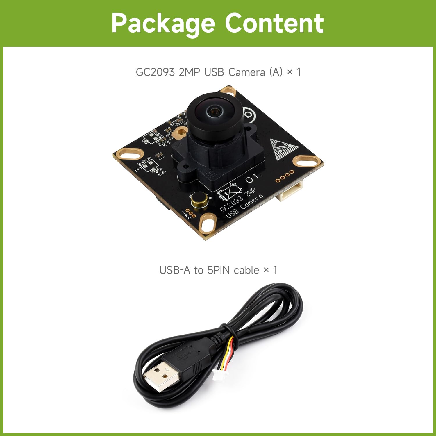 waveshare-gc2093-2mp-usb-kamera-modul-wide-dynamic-backlight-fixed-focus-mikrofo image 2