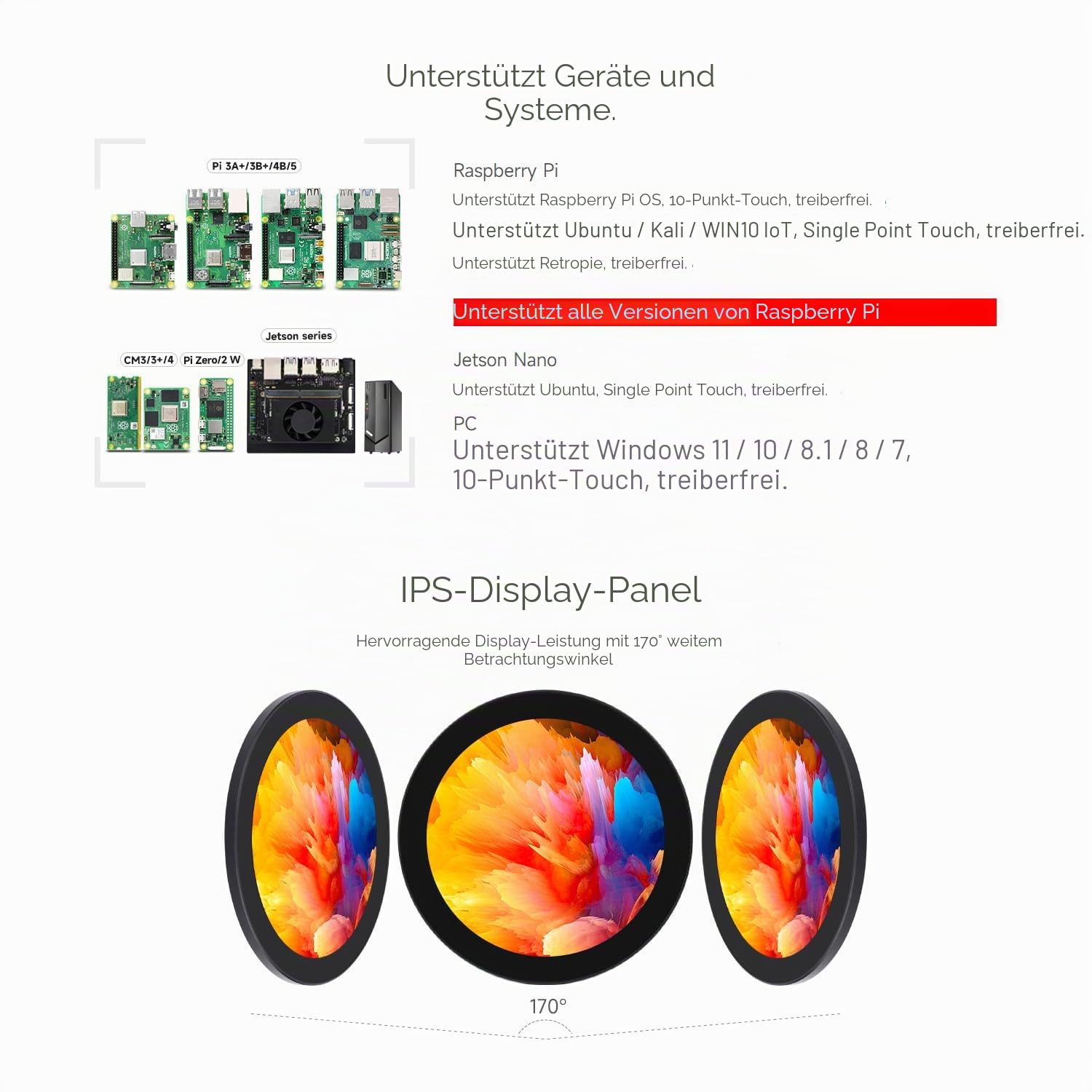 waveshare-4-zoll-hdmi-circular-touch-display-720x720-ips image 4