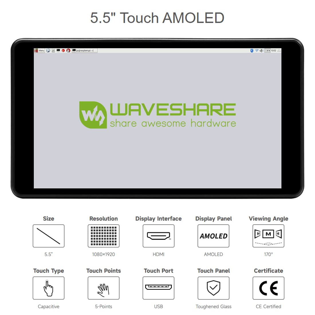 waveshare-5-5-zoll-hdmi-amoled-touch-display-1080x1920-mit-schutzgeh-use image 3