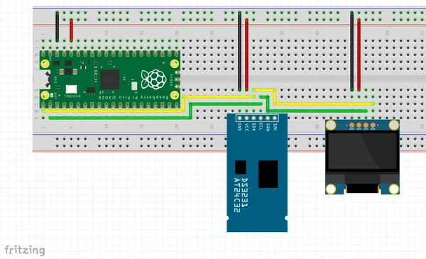 az-delivery-raspberry-pi-pico-uhren-projekt-bundle-mit-oled-display-und-rtc-ds32 image 1