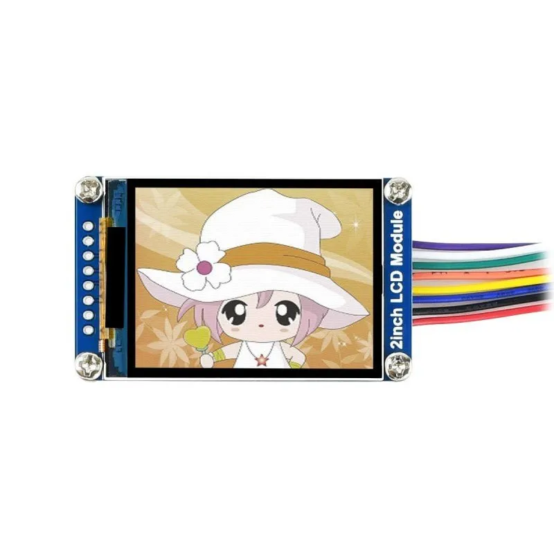 waveshare-2-zoll-tft-spi-display-modul-240x320-kompatibel-mit-arduino-und-raspbe image 1