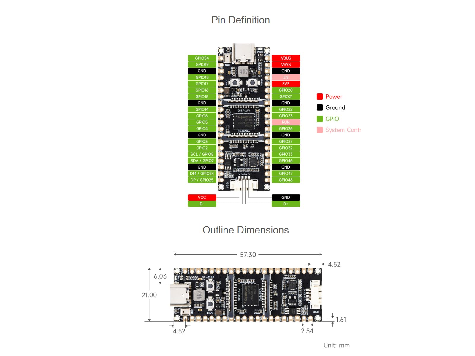 waveshare-esp32-p4-pico-high-performance-entwicklungsboard-risc-v-dual-core-32mb image 4