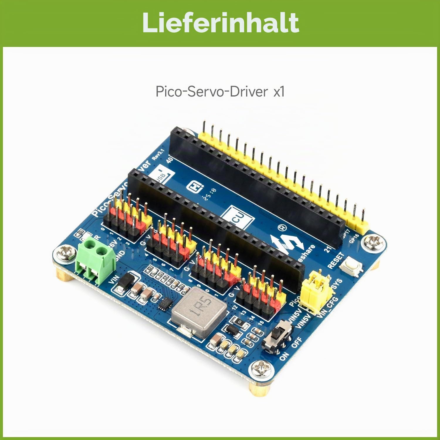 waveshare-servo-driver-modul-f-r-raspberry-pi-pico-16-kanal-16-bit-pwm image 2