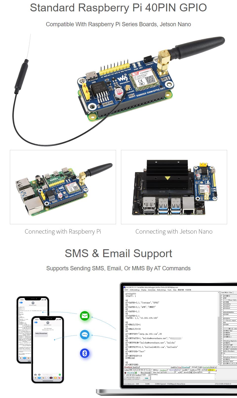 waveshare-sim800c-gsm-gprs-hat-2g-kommunikationsmodul-f-r-raspberry-pi-jetson-na image 6