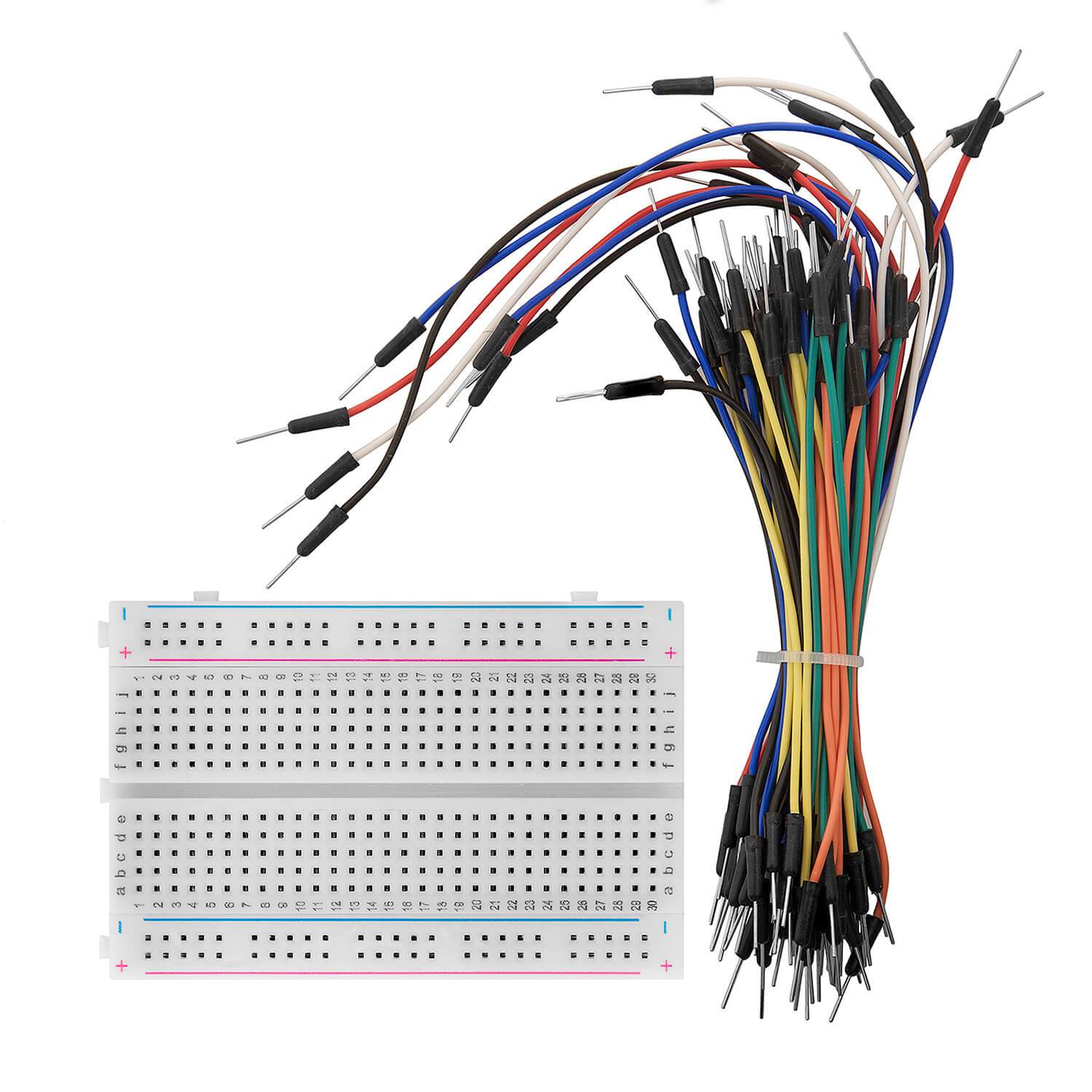 az-delivery-breadboard-kit-3x-mini-breadboard-400-pins-195x-jumper-wire-kabel-m2 image 2