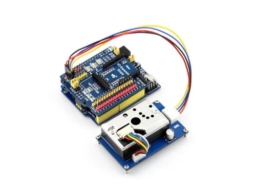 waveshare-staubsensor-detektor-modul-mit-sharp-gp2y1010au0f-f-r-pm2-5-arduino image 7