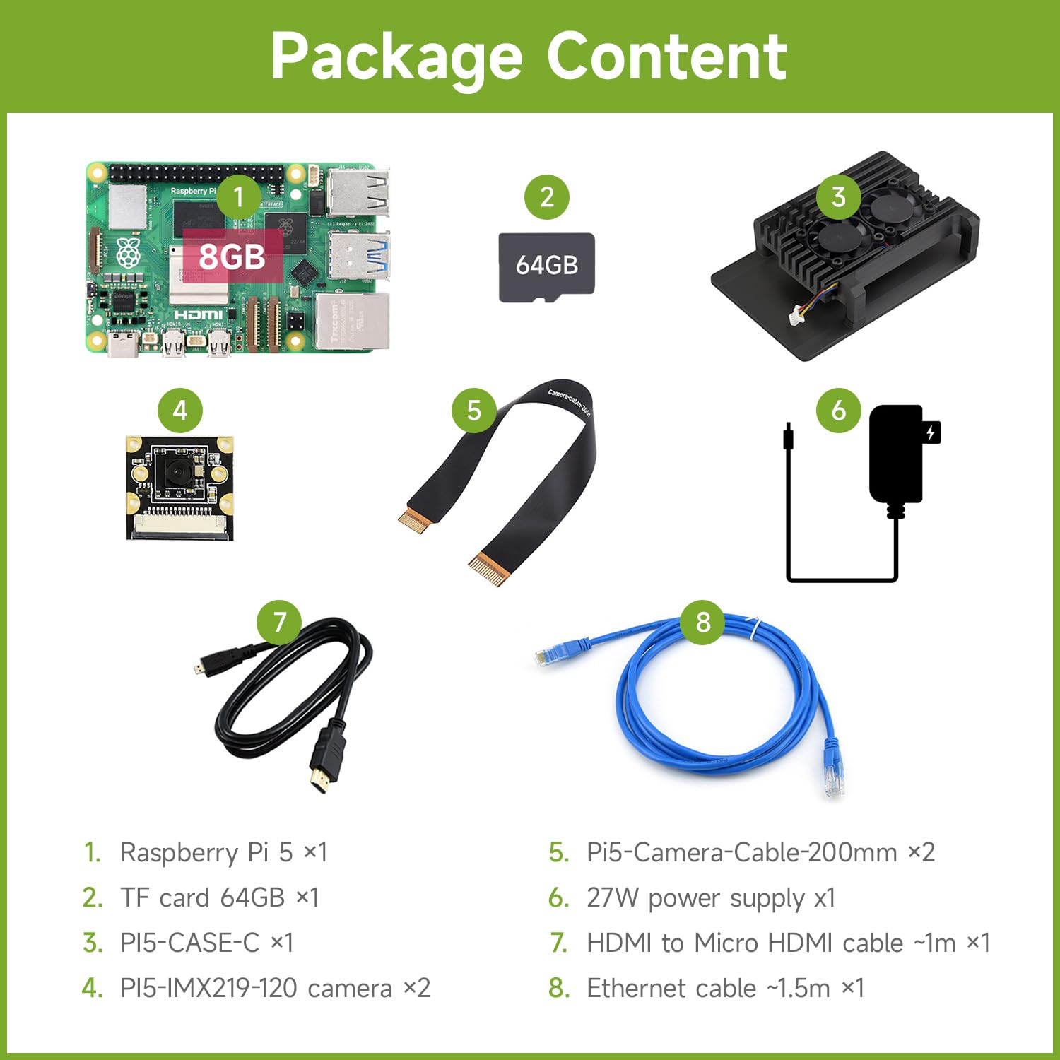 waveshare-dual-kamera-kit-f-r-raspberry-pi-5-mit-pi-5-8gb-2x-pi5-imx219-120-weit image 2