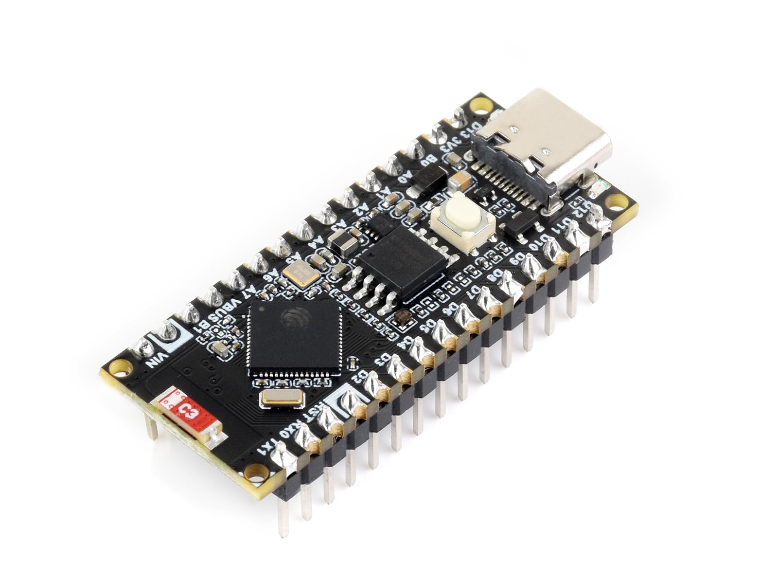waveshare-esp32-s3-nano-entwicklungsboard-mit-esp32-s3r8-und-vorgel-tetem-header image 1