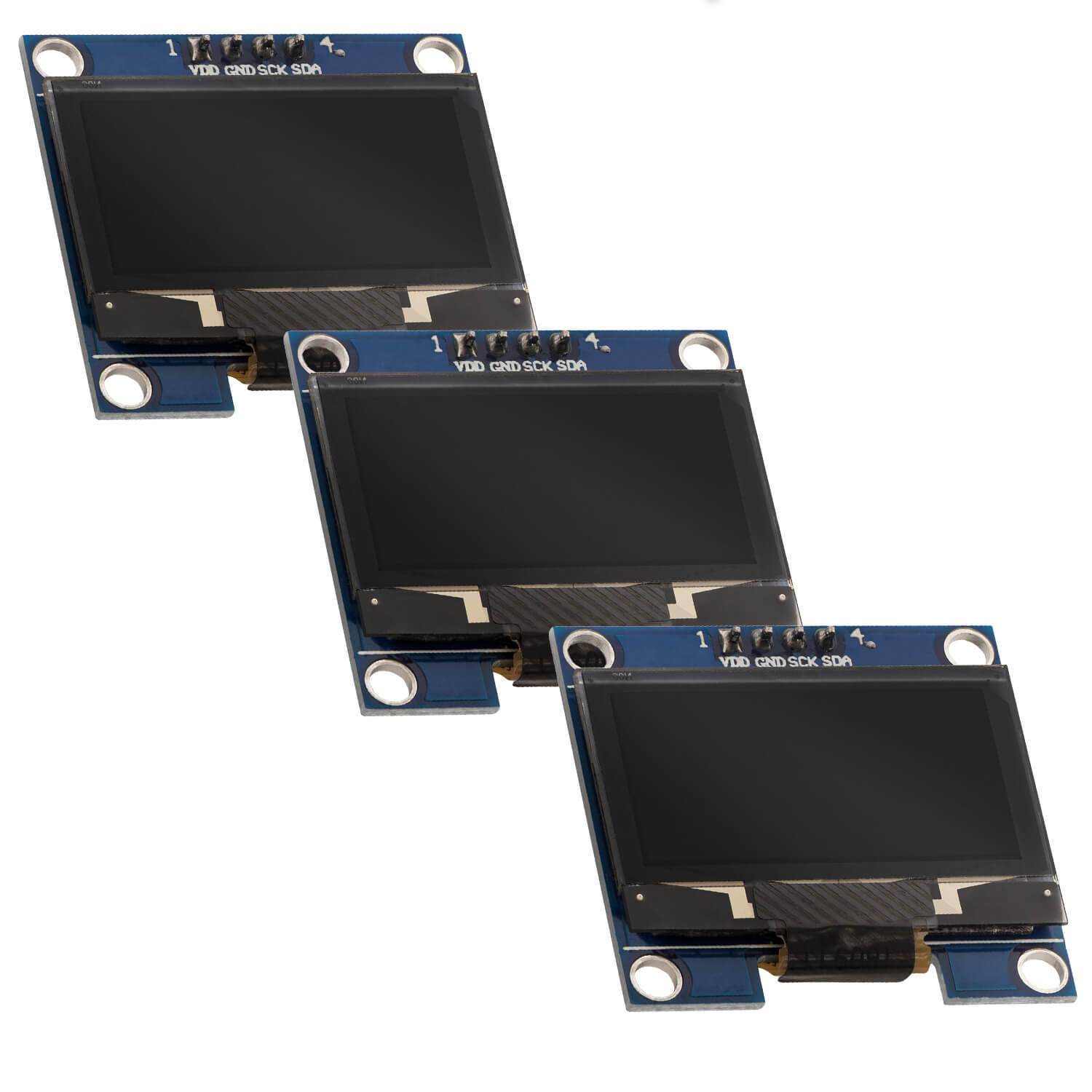 az-delivery-1-3-zoll-oled-i2c-display-128-x-64-pixel-wei-mit-sh1106 image 5