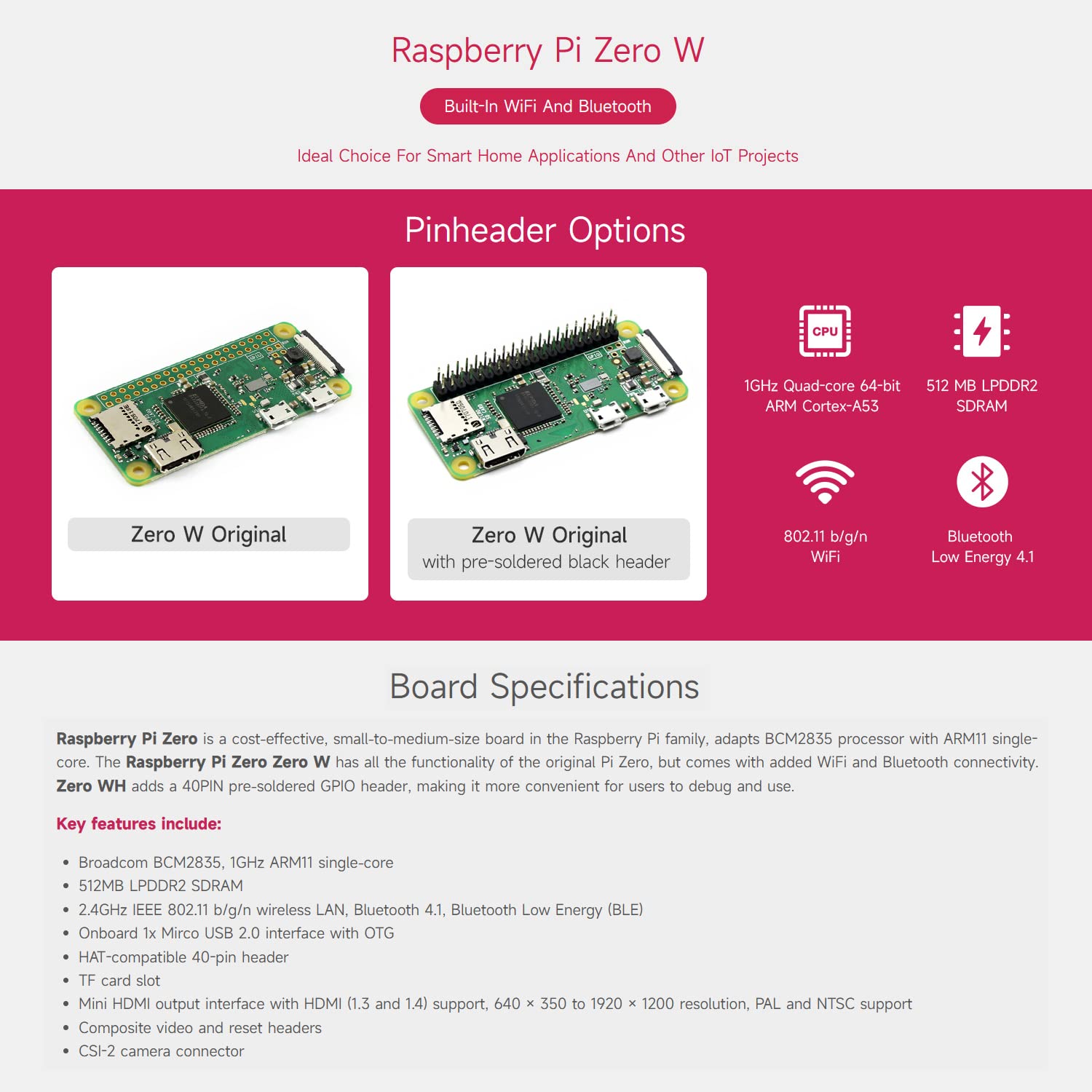 waveshare-zero-wh-package-e-raspberry-pi-zero-wh-mit-2-13-e-paper-hat image 3
