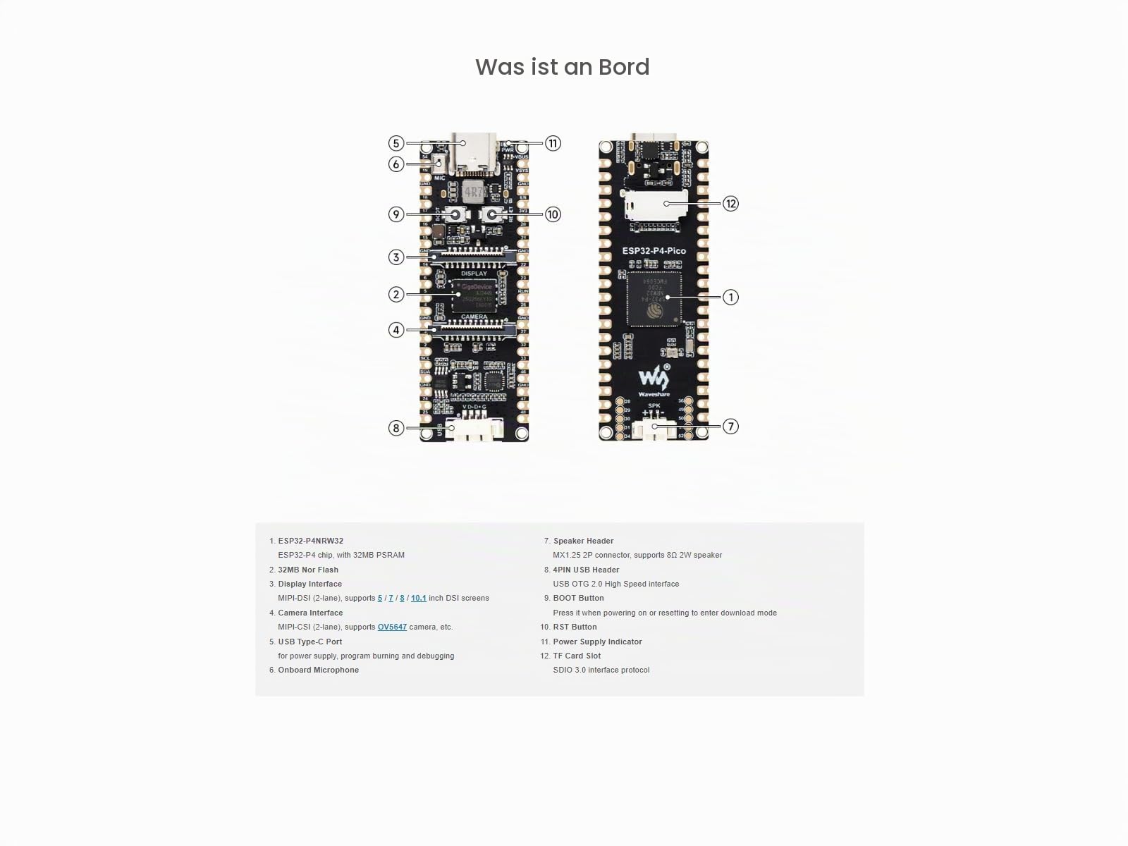 waveshare-esp32-p4-pico-high-performance-entwicklungsboard-risc-v-dual-core-32mb image 5